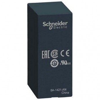 Электромеханическое реле SCHNEIDER ELECTRIC RSB2A080P7, 8 A, 2 CO, 230VAC
