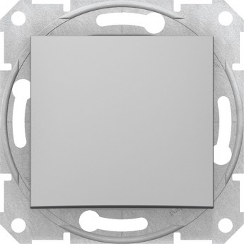 Переключатель 1-клавишный перекрестный SCHNEIDER ELECTRIC SEDNA, сх.7, 10А, 250В, алюминий