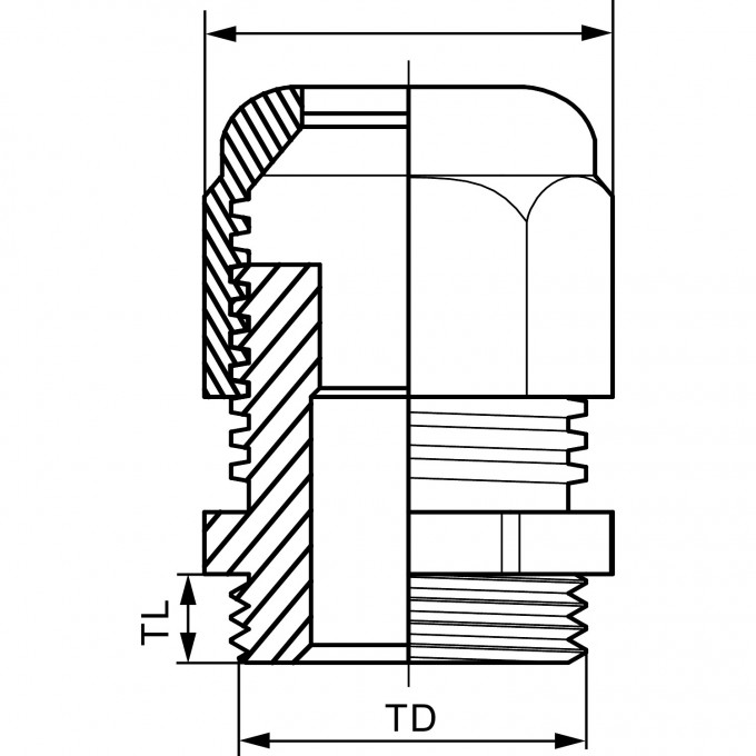 Ввод кабельный SCHNEIDER ELECTRIC THORSMAN GLANDS IP68 ISO20 5шт IMT22029