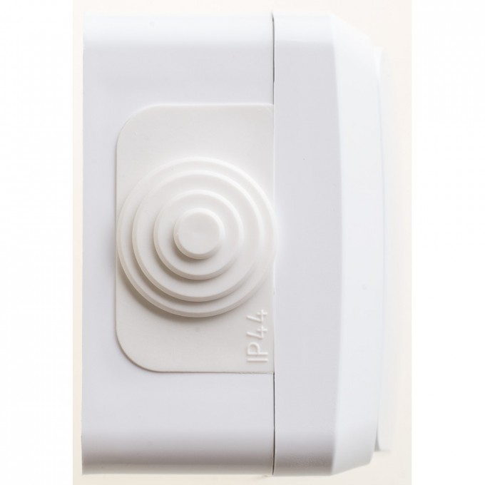 Выключатель 1-клавишный SCHNEIDER ELECTRIC ЭТЮД IP44 10 АХ, БЕЛЫЙ, Россия BA10-041B