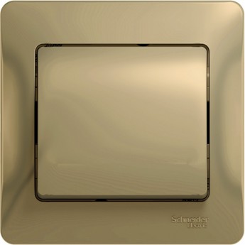 1-клавишный выключатель SCHNEIDER ELECTRIC GLOSSA, сх.1, 10АХ, в сборе, ТИТАН