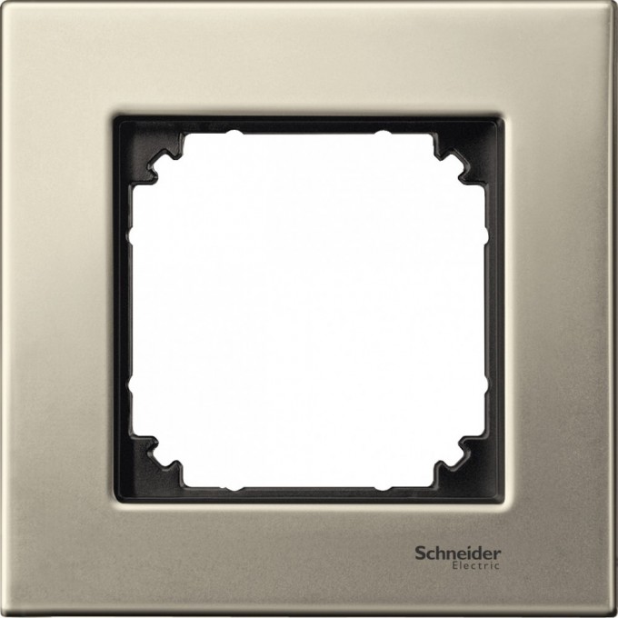 1-постовая рамка SCHNEIDER ELECTRIC MERTEN M-ELEGANCE металлическая, ТИТАН, SM MTN403105