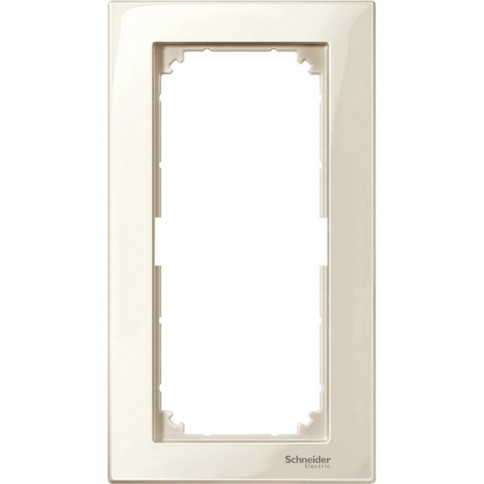 2-постовая рамка SCHNEIDER ELECTRIC MERTEN M-PLAN без перегородки, БЕЖЕВЫЙ, SM MTN515844