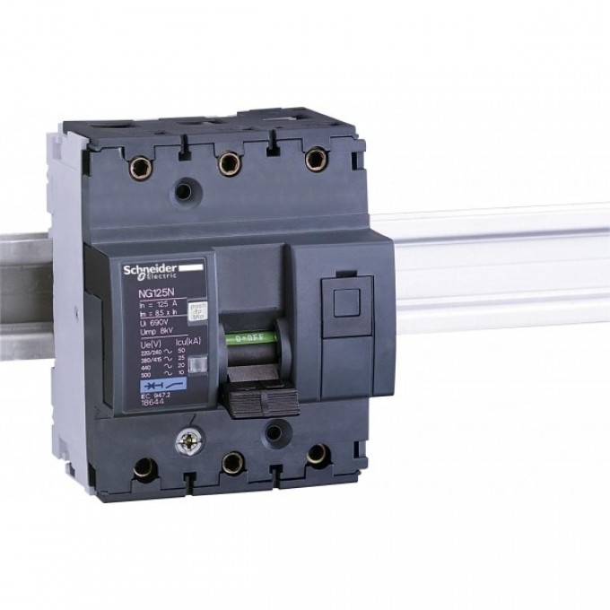 Автоматический выключатель SCHNEIDER ELECTRIC ACTI 9 NG125N 3П 125A C 18644