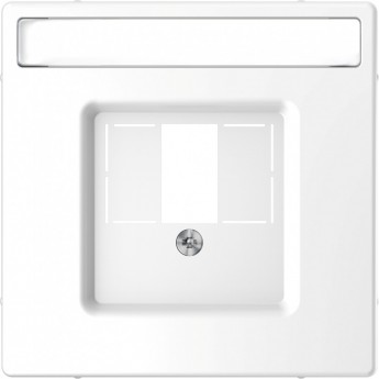 Центральная накладка SCHNEIDER ELECTRIC MERTEN D-LIFE для TAE/Audio, БЕЛ. ЛОТОС