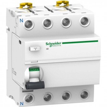 Дифференциальный выключатель (УЗО) SCHNEIDER ELECTRIC ACTI 9 iID 4П 63A 100mA AC-ТИП