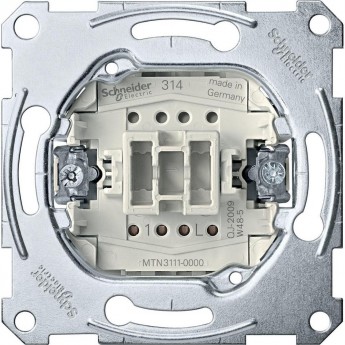 Механизм SCHNEIDER ELECTRIC MERTEN 1-полюсного 1-клавишного выключателя 10A,QF