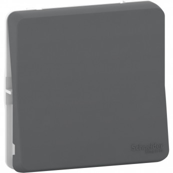 Механизм SCHNEIDER ELECTRIC MUREVA S кнопочного выключателя, АНТРАЦИТ, IP55