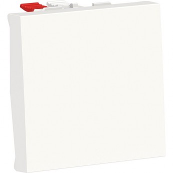 Переключатель 1-клавишный SCHNEIDER ELECTRIC UNICA MODULAR, сх. 6, 10 AX, 250 В, 2 модуля, белый