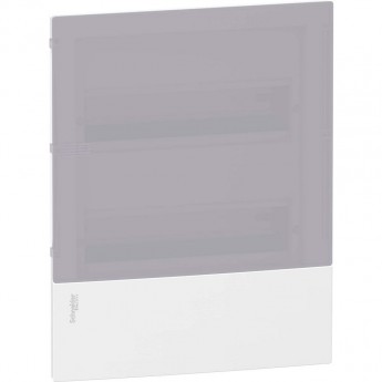 Щит встраиваемый SCHNEIDER ELECTRIC MINI PRAGMA с прозрачной дверцей 2РЯД/24МОД,IP40,IK07,63А,2 клеммы,Италия
