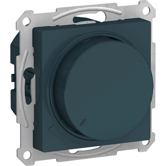 Светорегулятор (диммер) SCHNEIDER ELECTRIC ATLASDESIGN, поворотно-нажимной, LED, RC, 315Вт, механизм, ИЗУМРУД ATN000834