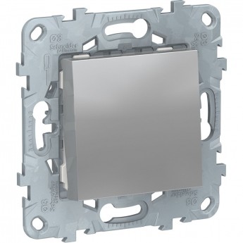Выключатель 1-клавишный SCHNEIDER ELECTRIC UNICA NEW, сх. 1, 10 AX, 250 В, алюминий