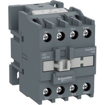 Контактор SCHNEIDER ELECTRIC EASYPACT TVS 1НО 32А 400В AC3 220В 50/60ГЦ