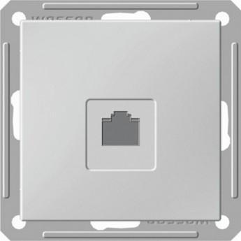 Розетка компьютерная SCHNEIDER ELECTRIC W59 RJ45 кат.5E, механизм, МАТОВЫЙ ХРОМ