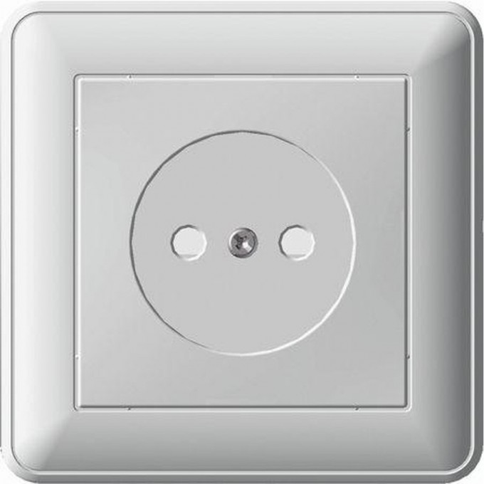 Розетка SCHNEIDER ELECTRIC W59 без заземления со шторками, 16А, в сборе, белый RS16-151-18