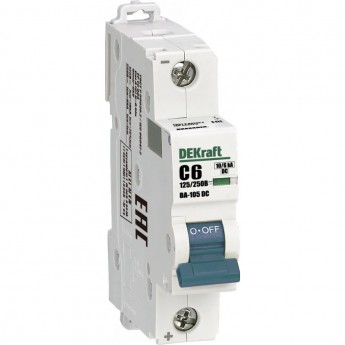 Автоматический выключатель SCHNEIDER ELECTRIC DEKRAFT ВА105-1P-006A-C-DC