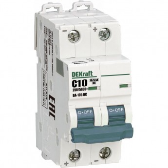 Автоматический выключатель SCHNEIDER ELECTRIC DEKRAFT ВА105-2P-010A-C-DC