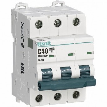 Автоматический выключатель SCHNEIDER ELECTRIC DEKRAFT ВА105-3P-050A-D