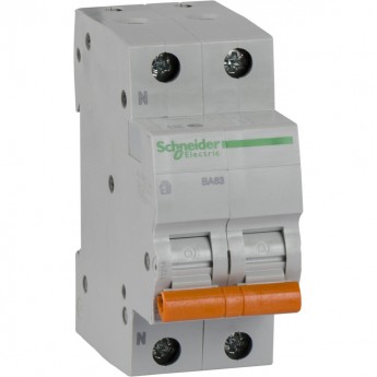 Автоматический выключатель SCHNEIDER ELECTRIC ДОМОВОЙ ВА63 1П+Н 20A C 4,5 кА, Болгария/Италия
