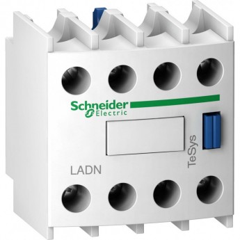Дополнительный контактный блок SCHNEIDER ELECTRIC TESYS фронтальный монтаж, крепление с помощью винтовых зажимов НО+3НЗ