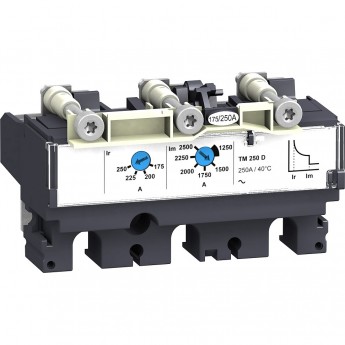 Расцепитель SCHNEIDER ELECTRIC TM160D для ComPact NSX 160/250 термомагнитный, 160 A, 3П3Т