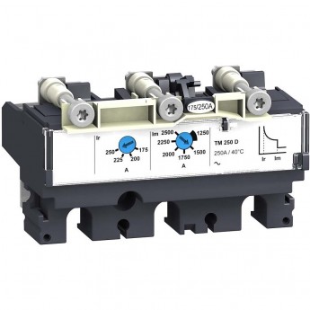 Расцепитель SCHNEIDER ELECTRIC TM200D для ComPact NSX 250 термомагнитный, 200 A, 3П3Т