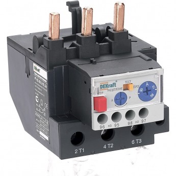 Реле электротепловое для контакторов SCHNEIDER ELECTRIC DEKRAFT 40-95А 30,0-40,0А РТ-03