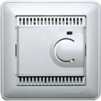 Термостат электронный теплого пола SCHNEIDER ELECTRIC W59 с датчиком,от+5до+50°C,10A, в сборе, СЛОНОВАЯ КОСТЬ